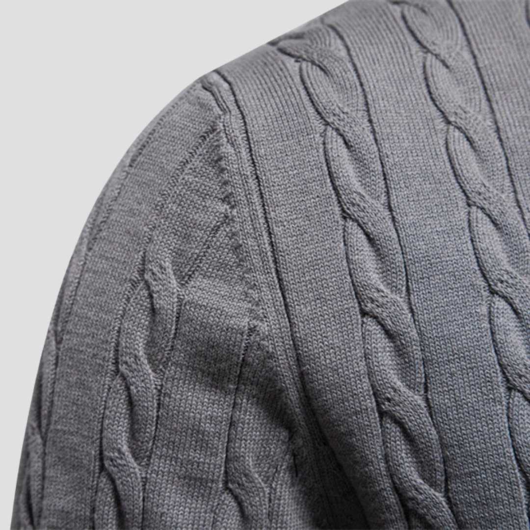 Réjean | Pull Col Rond en Maille