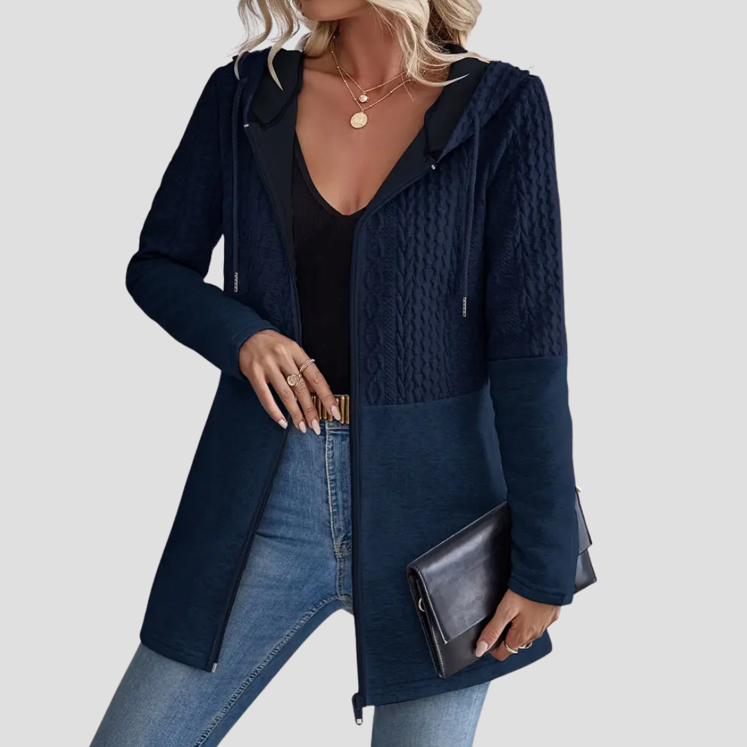 Aglaé | Cardigan à Capuche Zippé