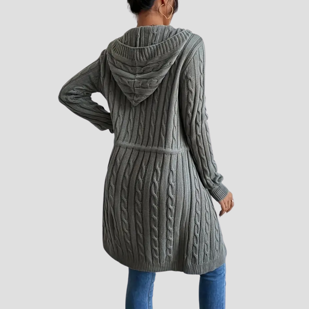 Marinette | Cardigan Long Ceinturé
