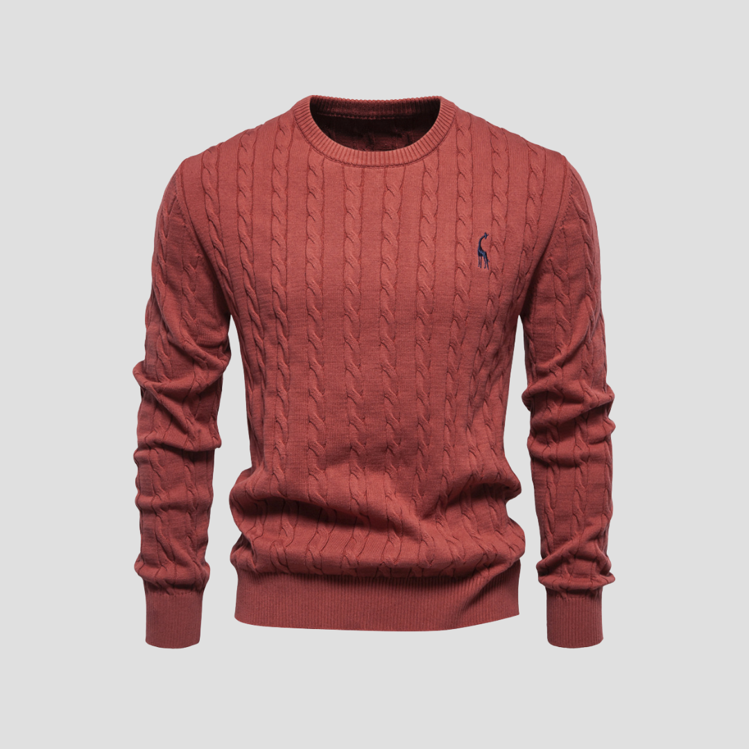 Réjean | Pull Col Rond en Maille