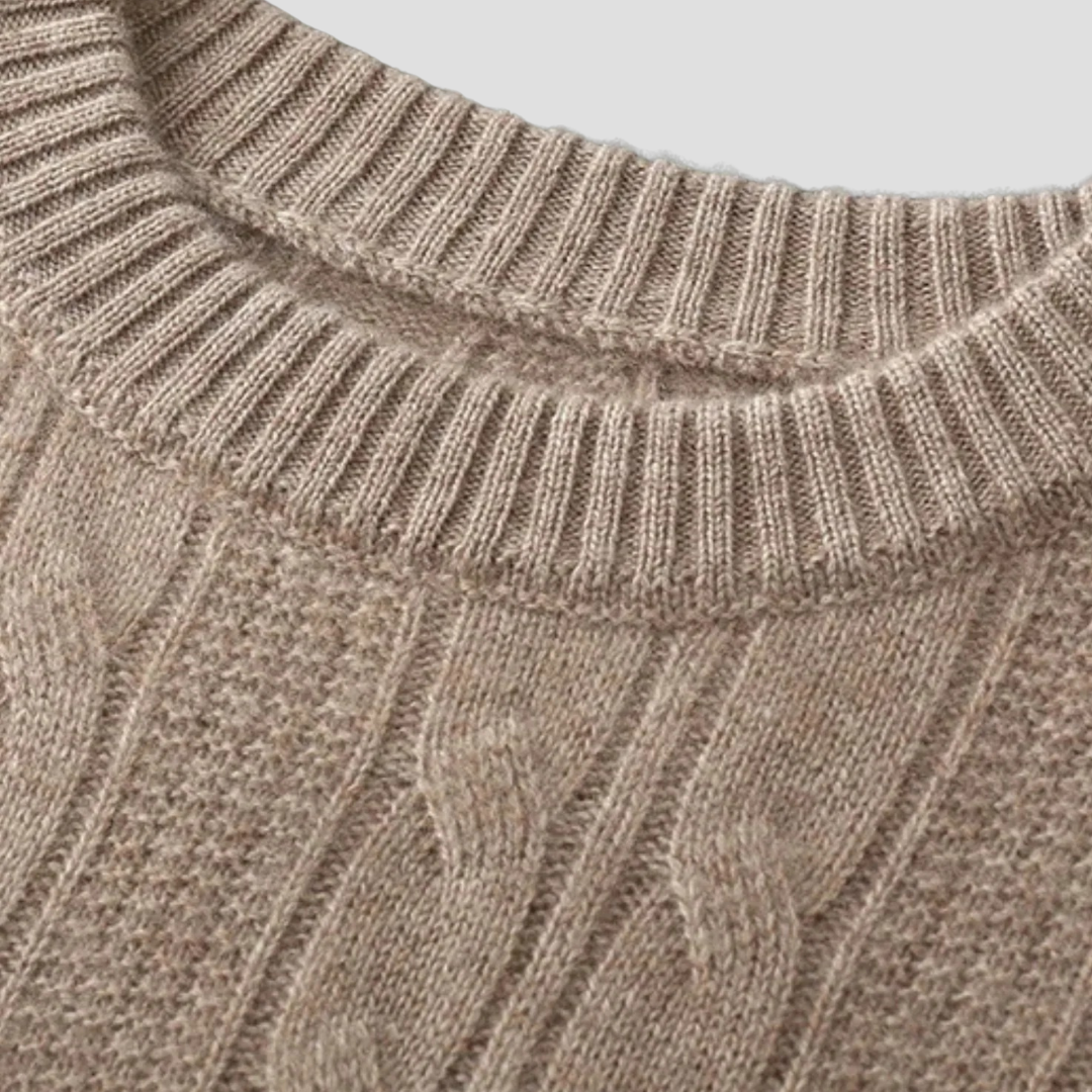 Charles | Pull Col Rond Torsadé