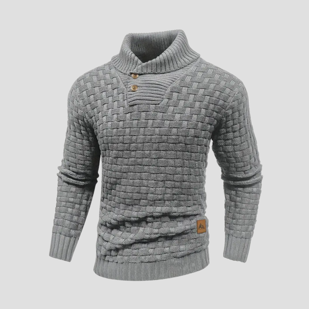 Dax | Pull Maille Col Boutonné