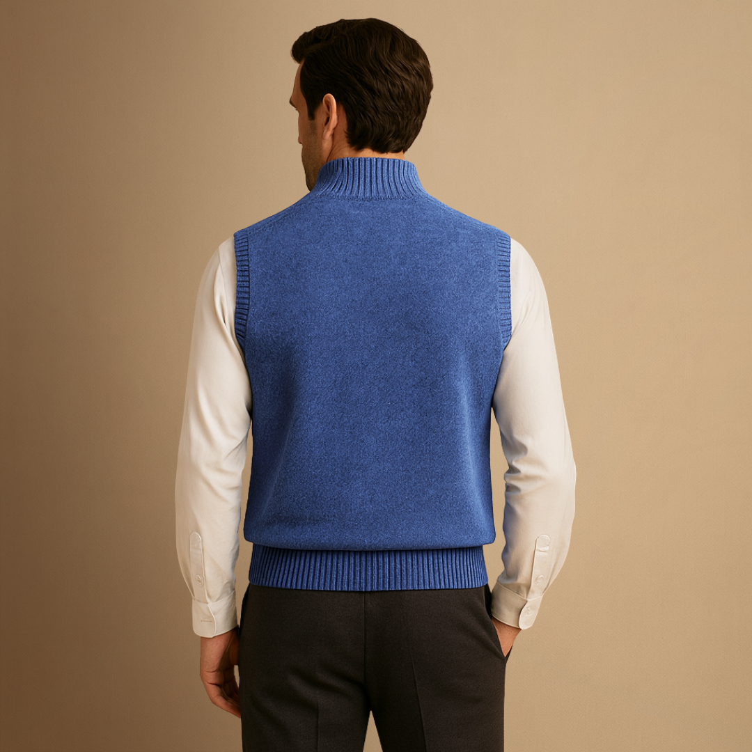 Amédée | Gilet Col Montant Chic