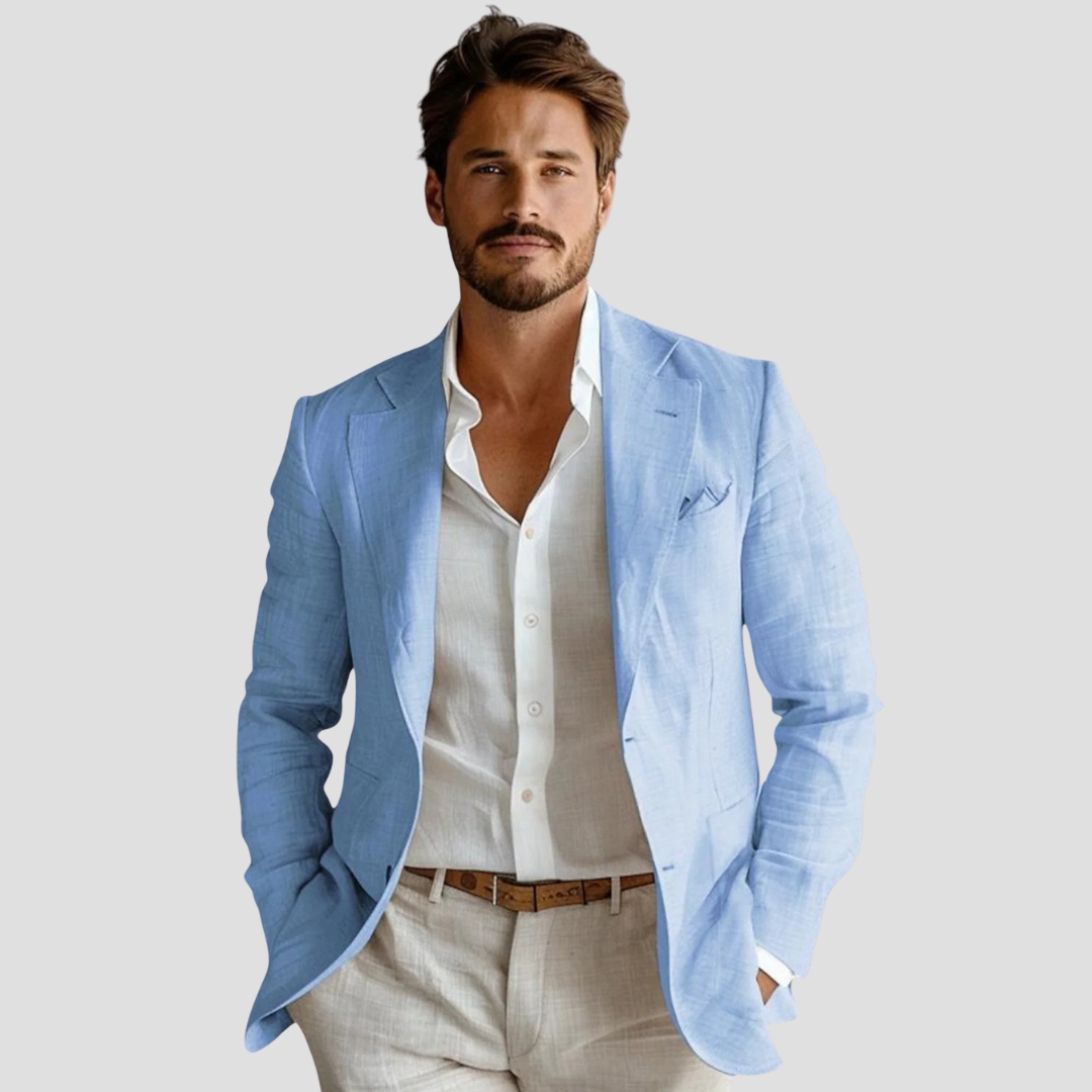 Nicolas | Blazer d’Été Homme en Lin Léger