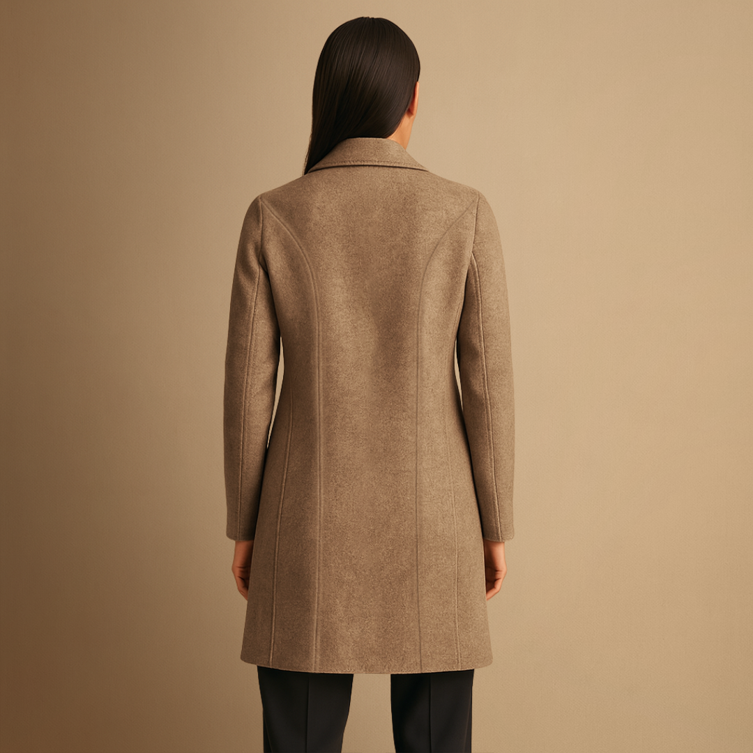 Jacinthe | Manteau Tweed Élégant