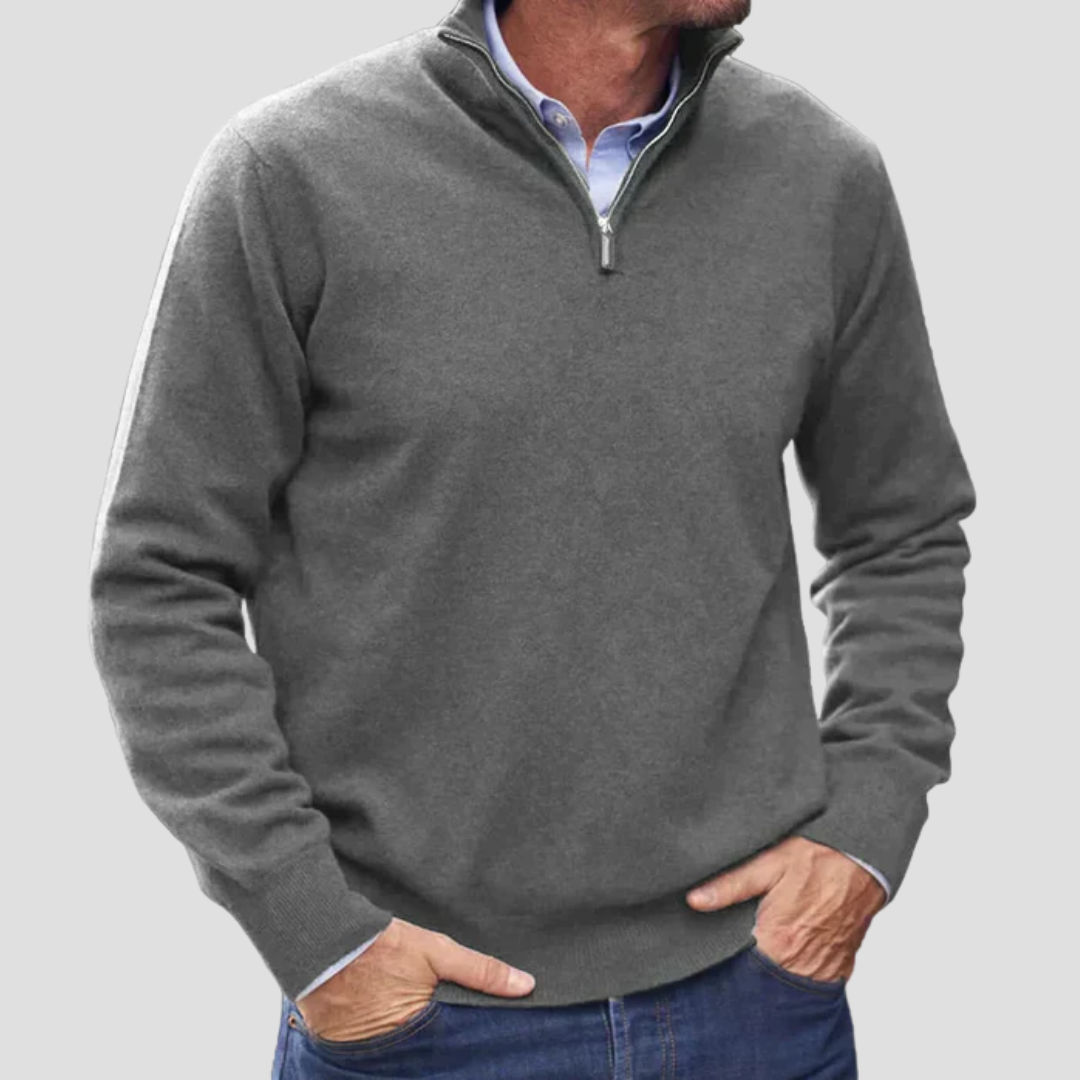 Lancelot | Pull Zippé Élégant