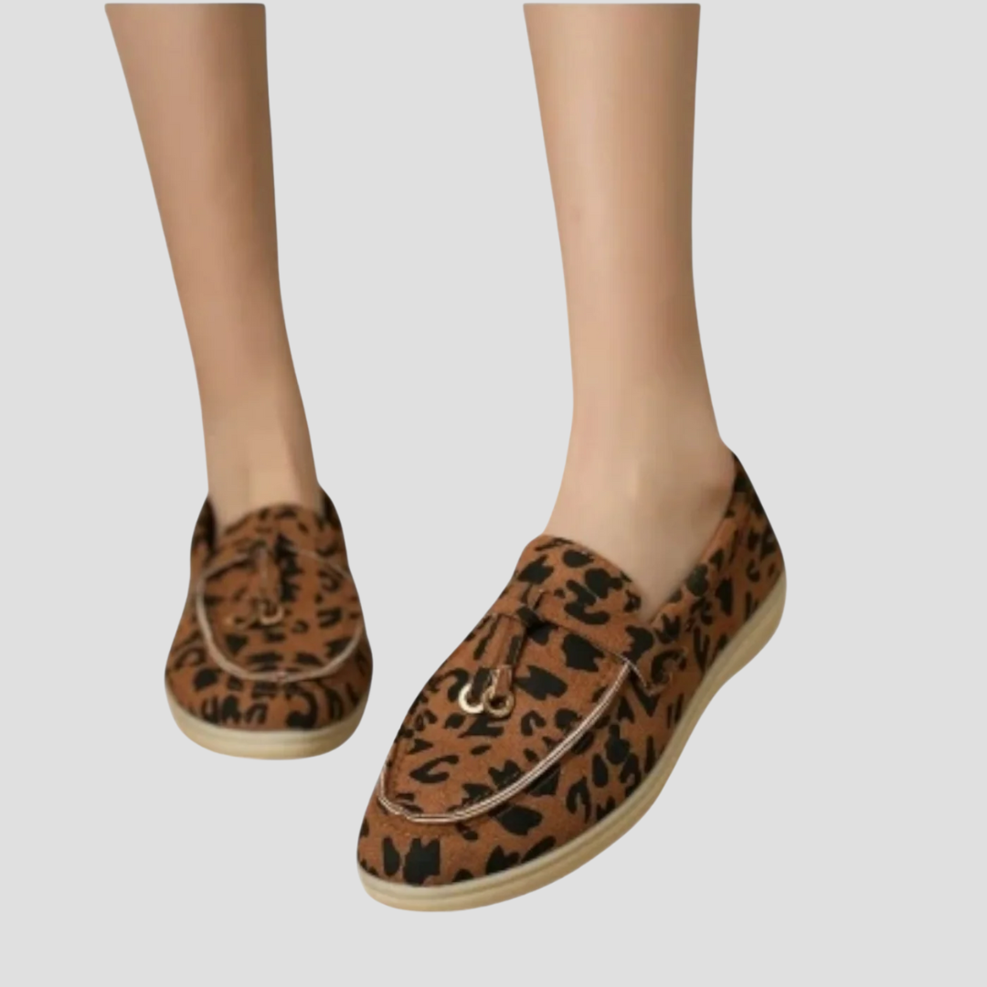 Axelle | Femme Mocassins en Cuir Véritable