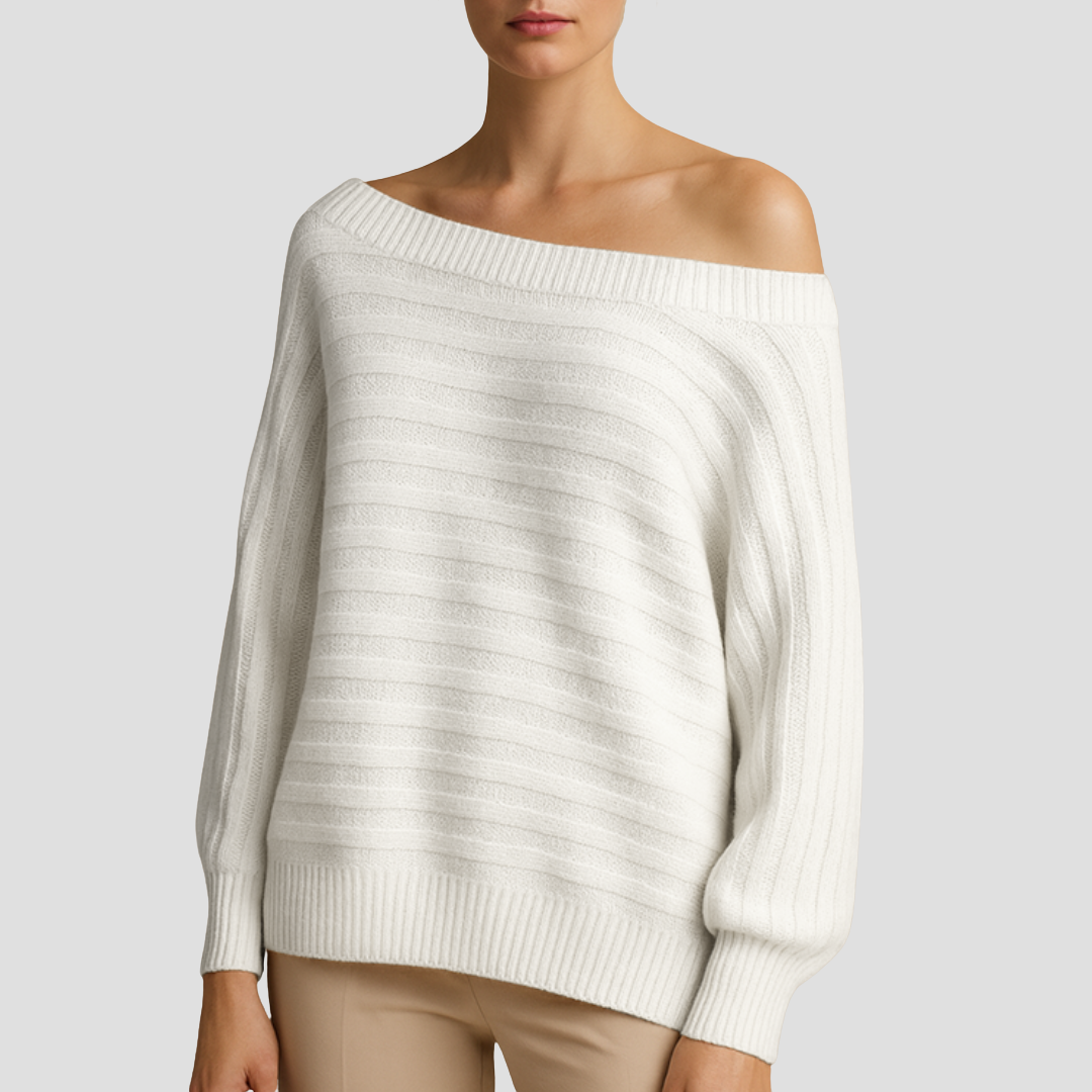 Maryse | Pull Épaules Rayées
