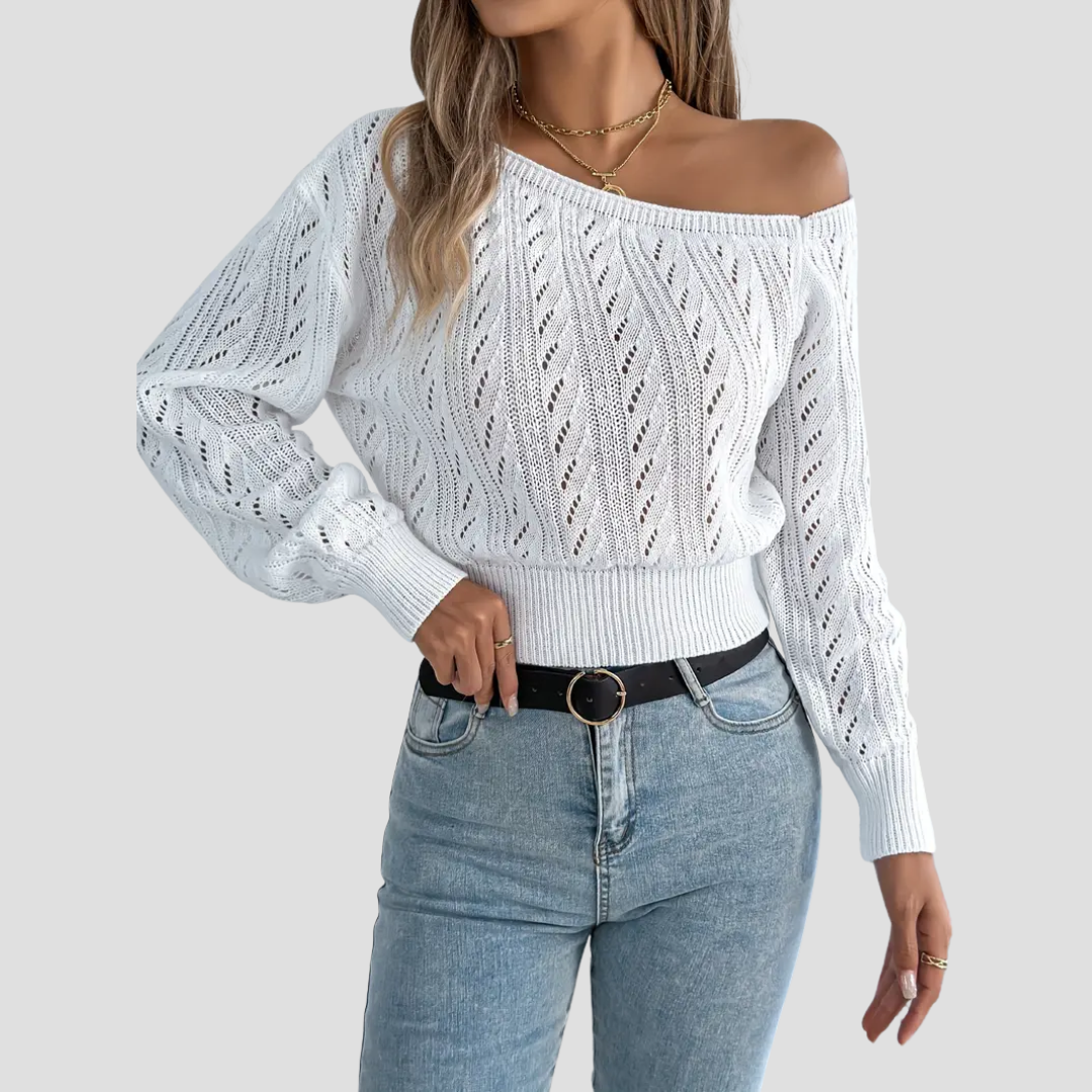 Sandrine | Pull Épaules Élégant