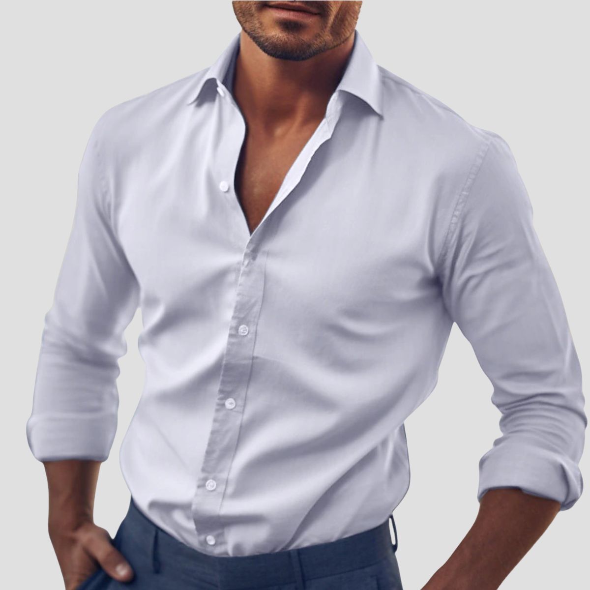 Mark | Chemise en Coton Élégante