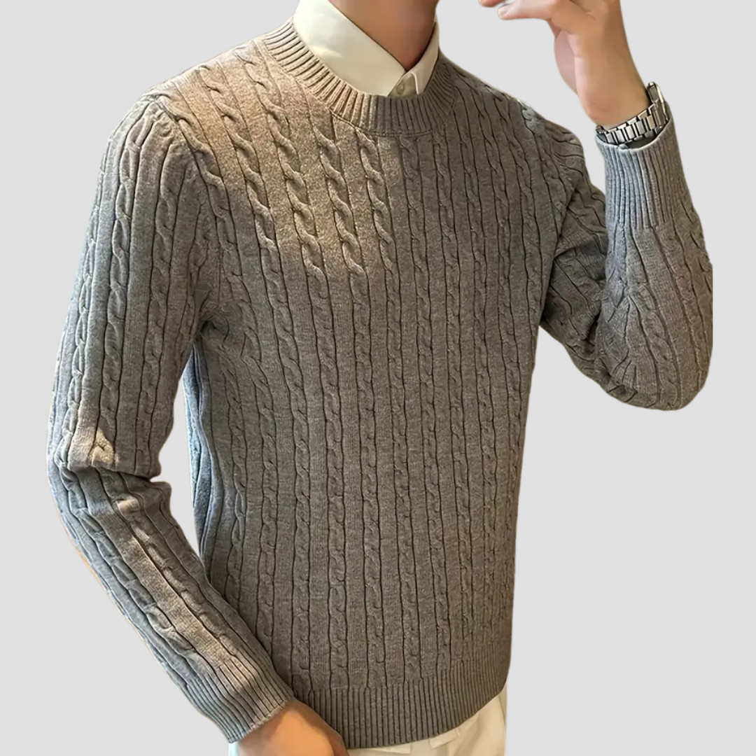 Ivo | Pull à Torsades Élégant