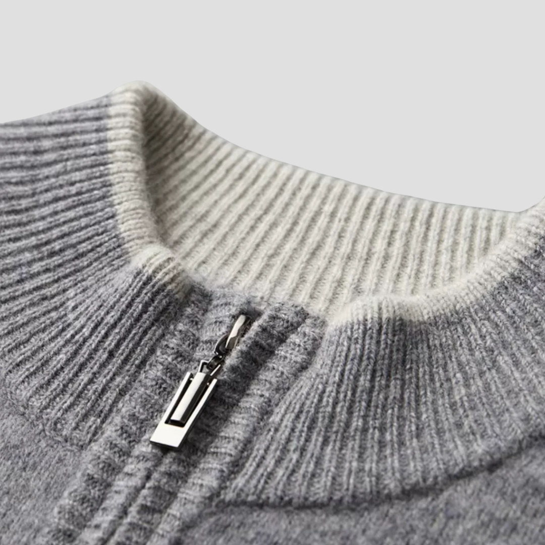 Chapin | Cardigan Bicolore Chic