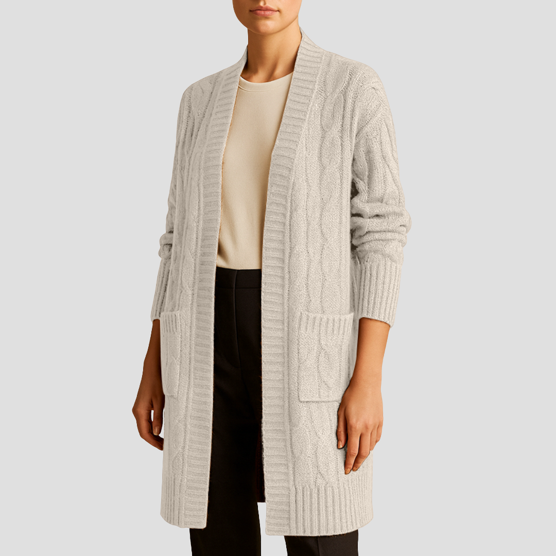 Manon | Cardigan Long à Capuche