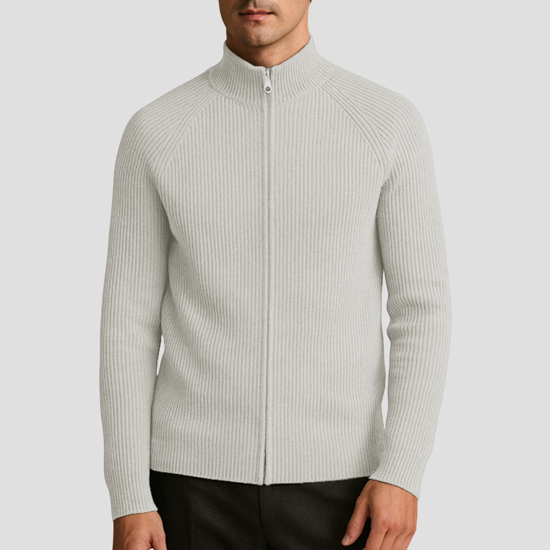 Sacha | Cardigan Zippé