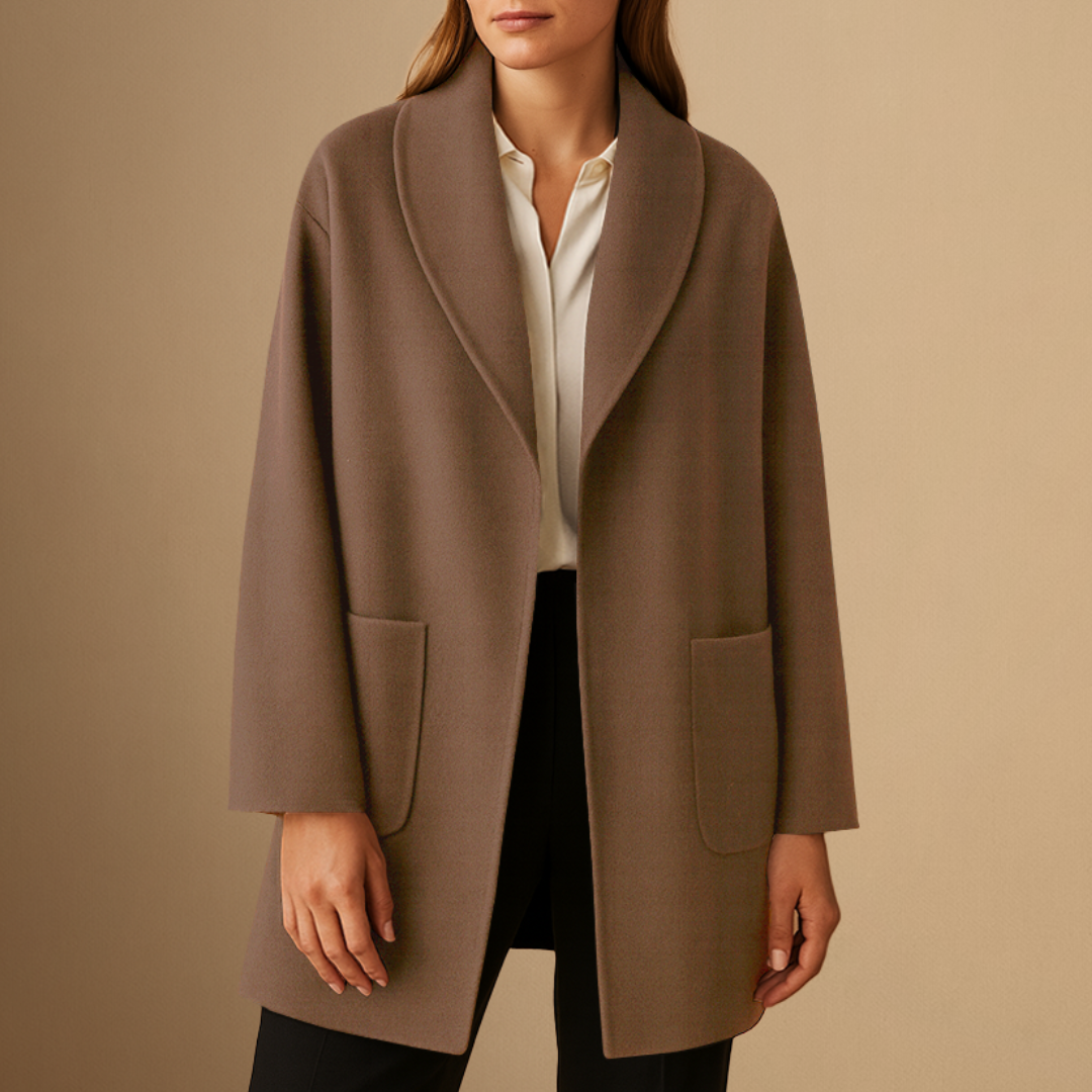 Noémie | Manteau Laine à Capuche