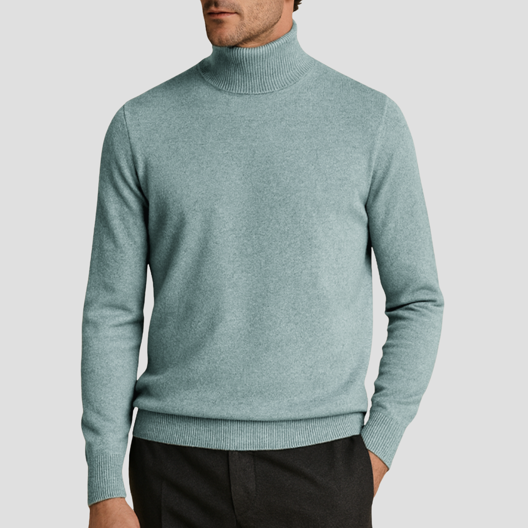 Zacharie | Pull Col Roulé Élégant