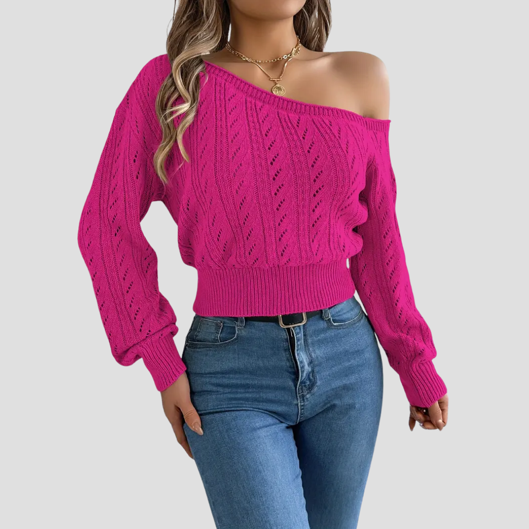 Sandrine | Pull Épaules Élégant