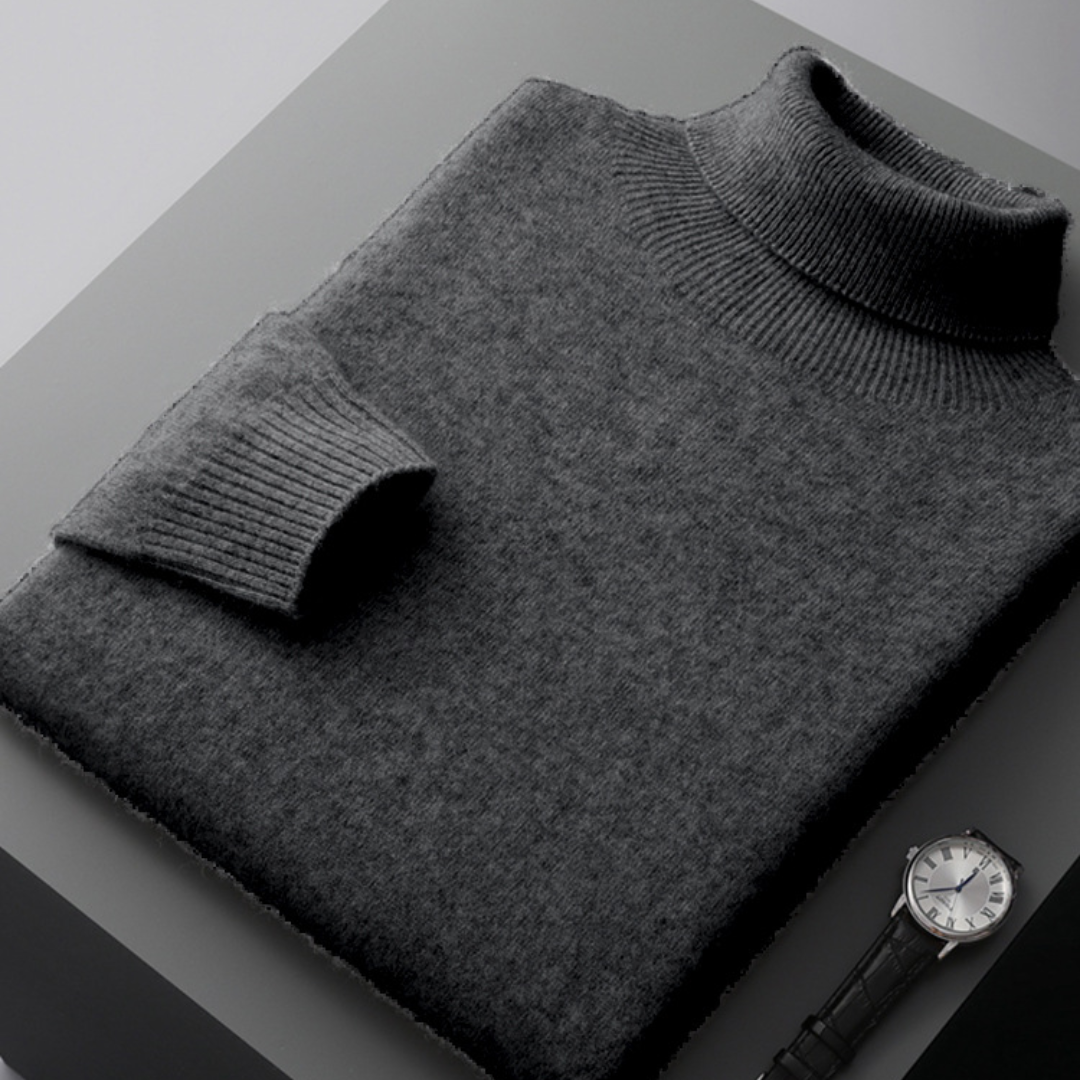 Donatien | Pull Col Roulé en Laine