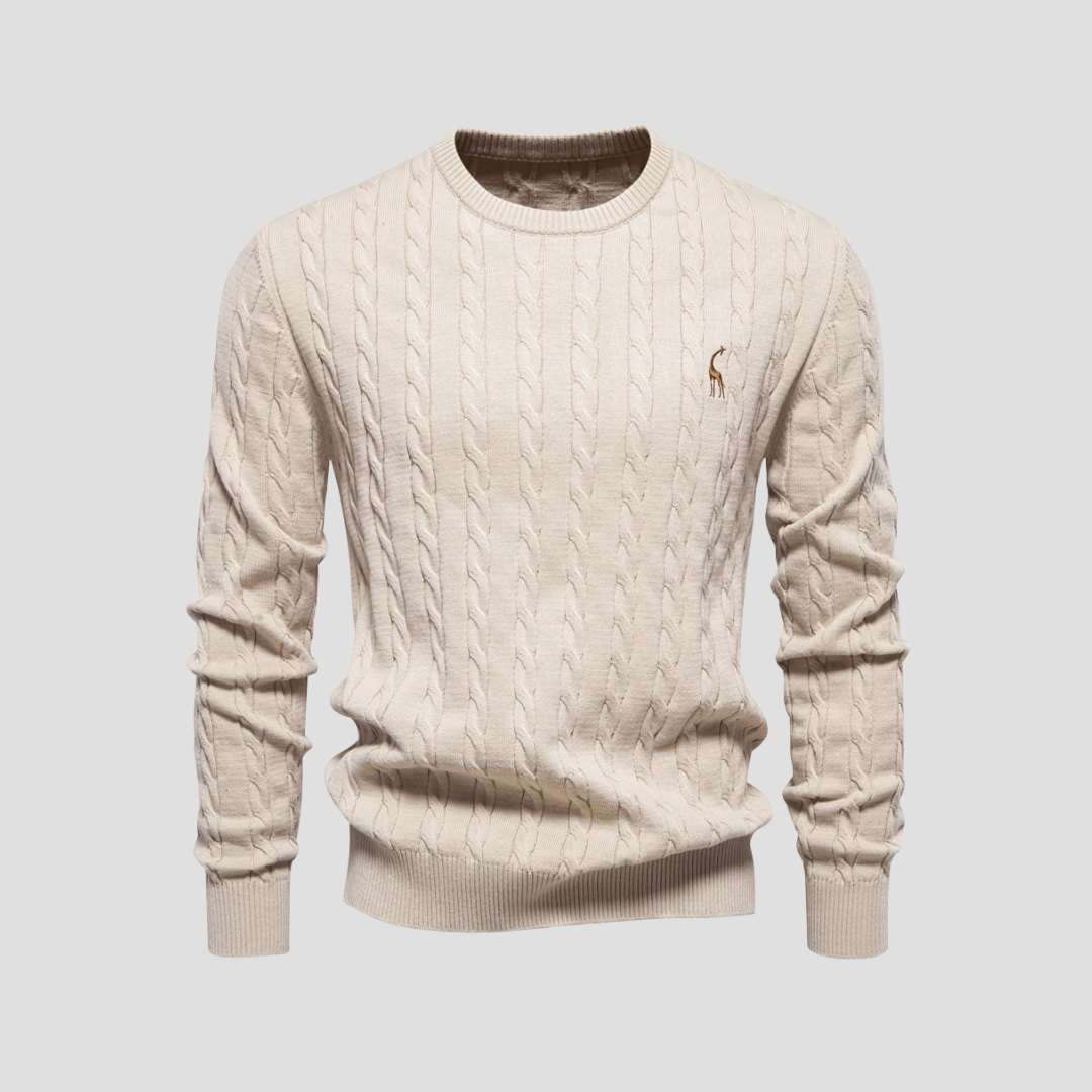 Réjean | Pull Col Rond en Maille