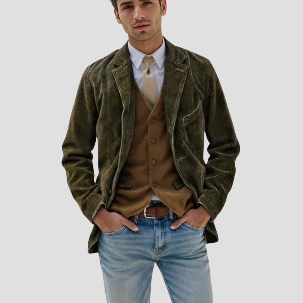 Adrien | Veste Velours Côtelé