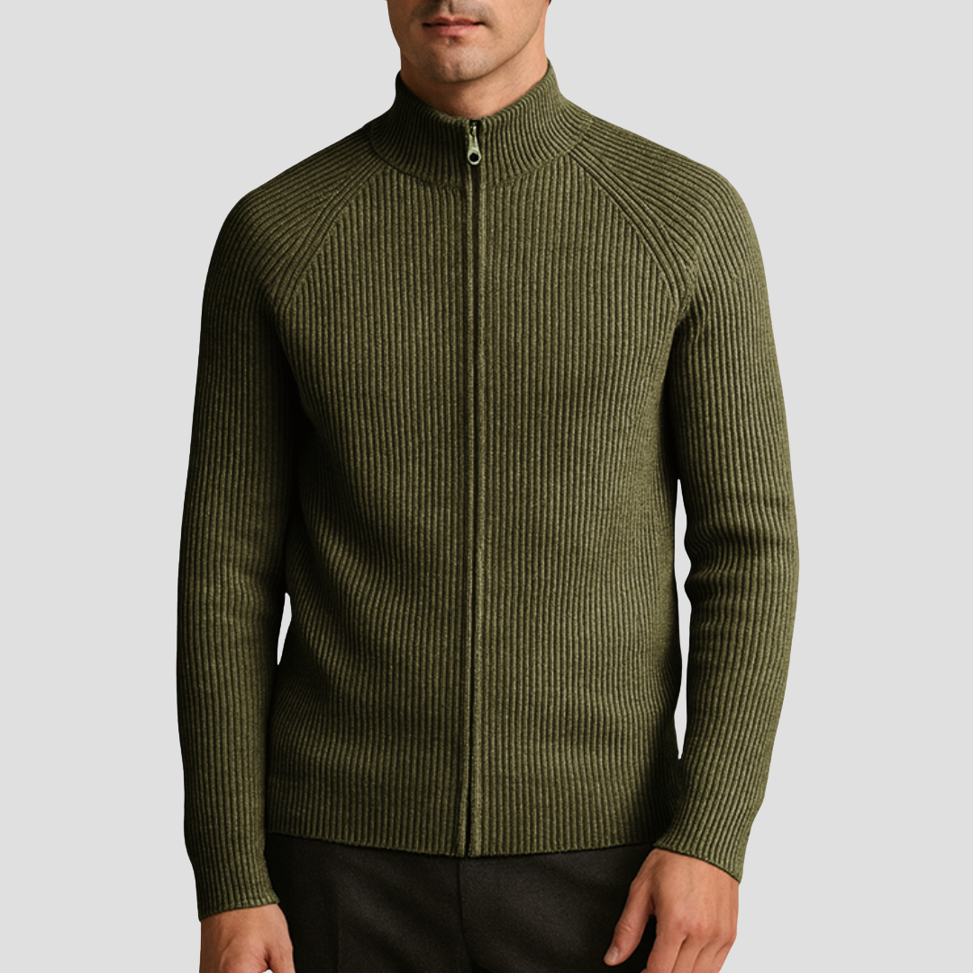 Sacha | Cardigan Zippé