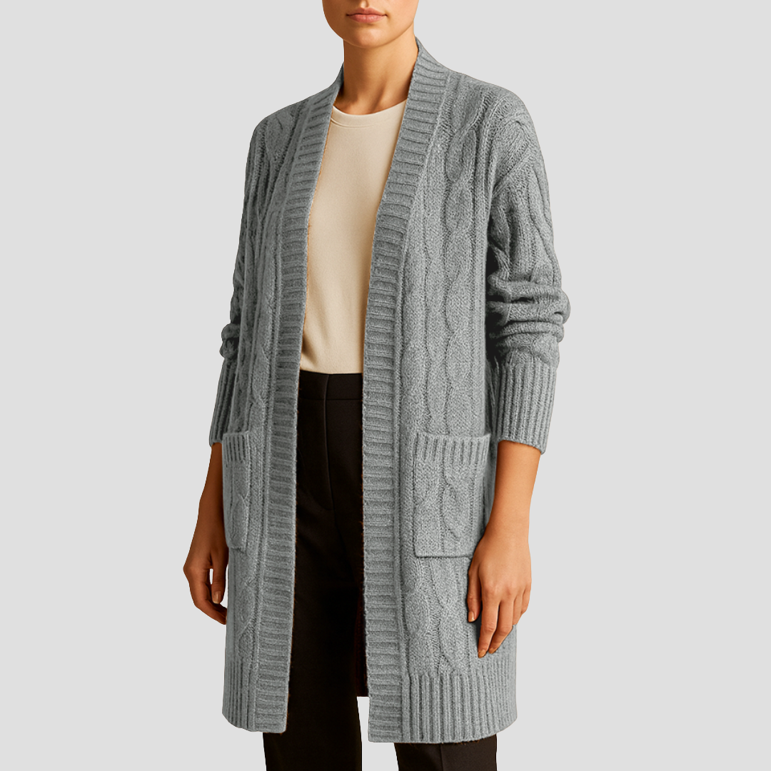 Manon | Cardigan Long à Capuche