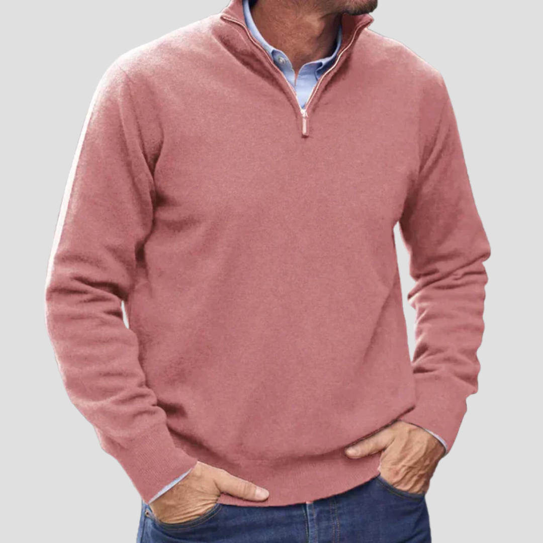 Lancelot | Pull Zippé Élégant