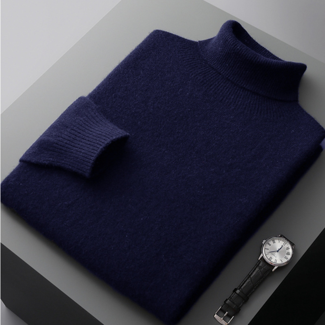 Donatien | Pull Col Roulé en Laine