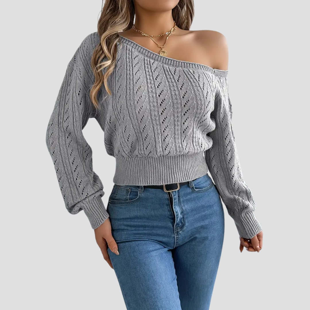 Sandrine | Pull Épaules Élégant