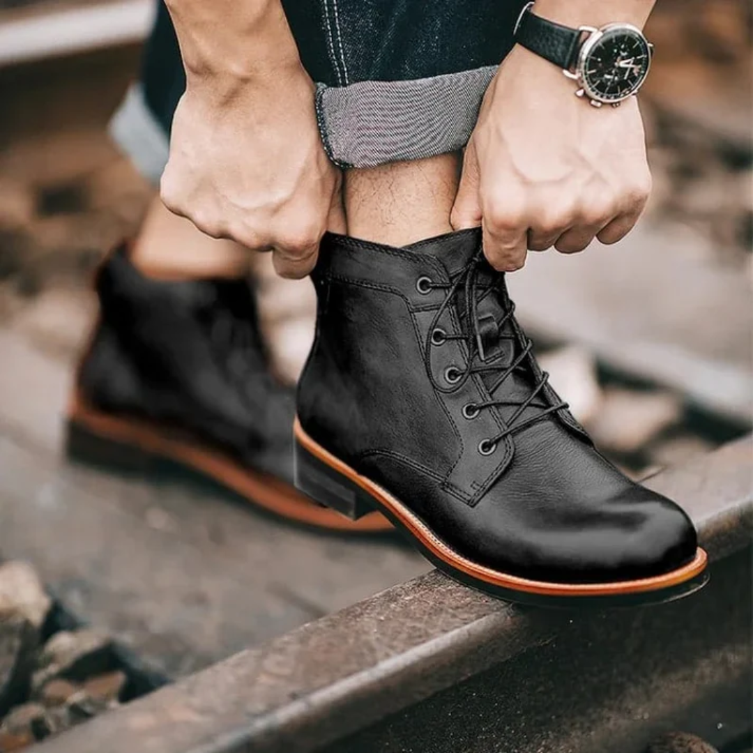 Xavier | Bottines Cuir Élégantes