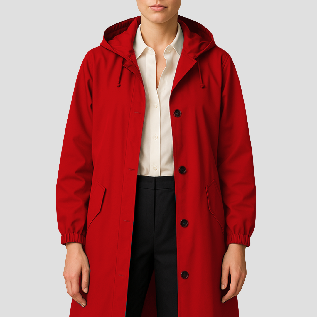 Geneviève | Imperméable Léger à Capuche