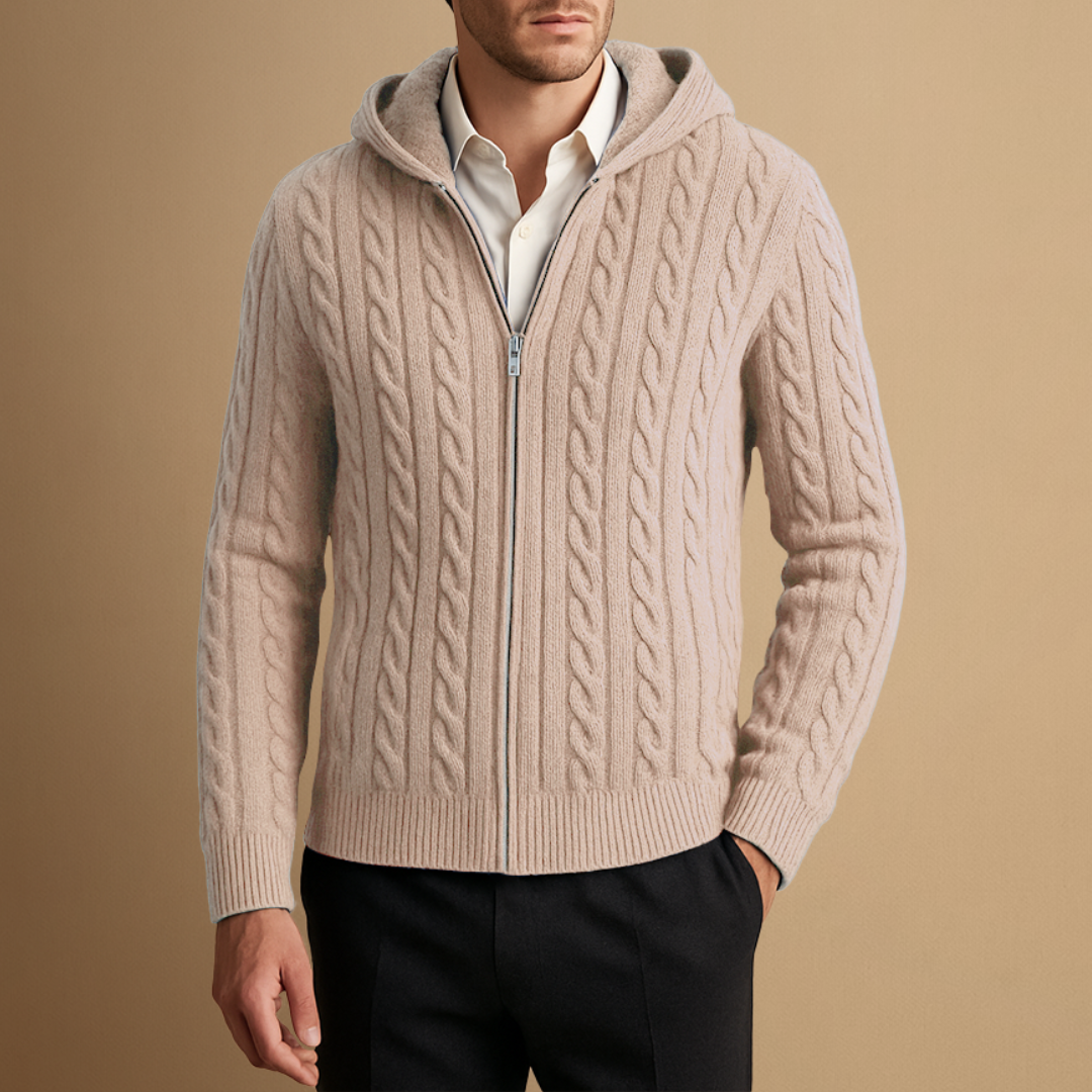 Cyrille | Hoodie Zippé Luxe