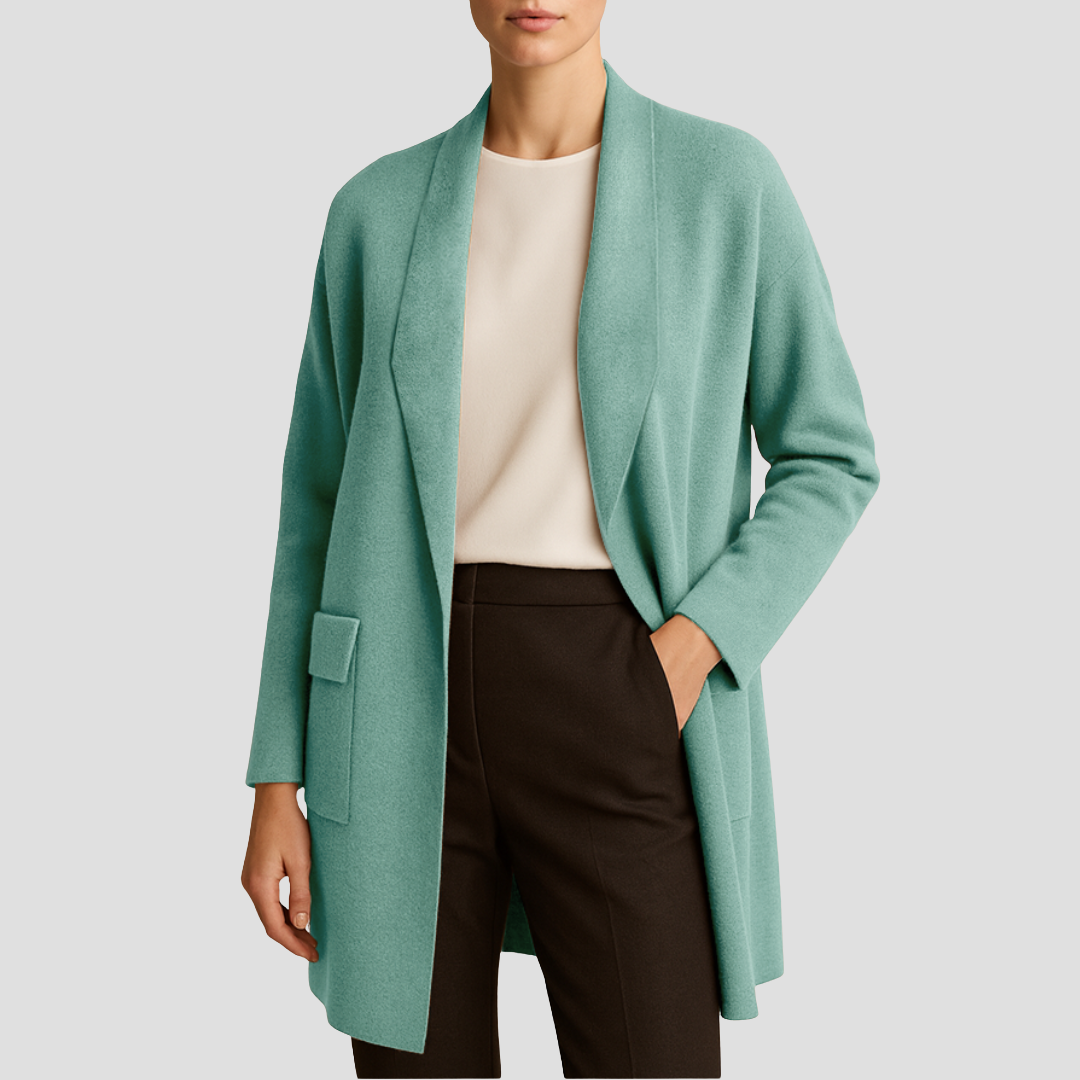 Helene | Cardigan Long Élégant