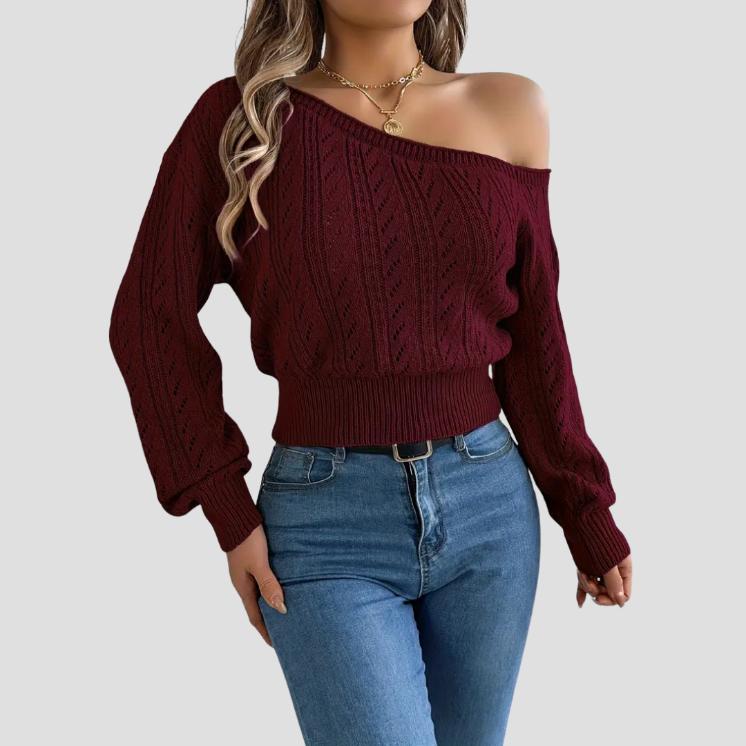 Sandrine | Pull Épaules Élégant