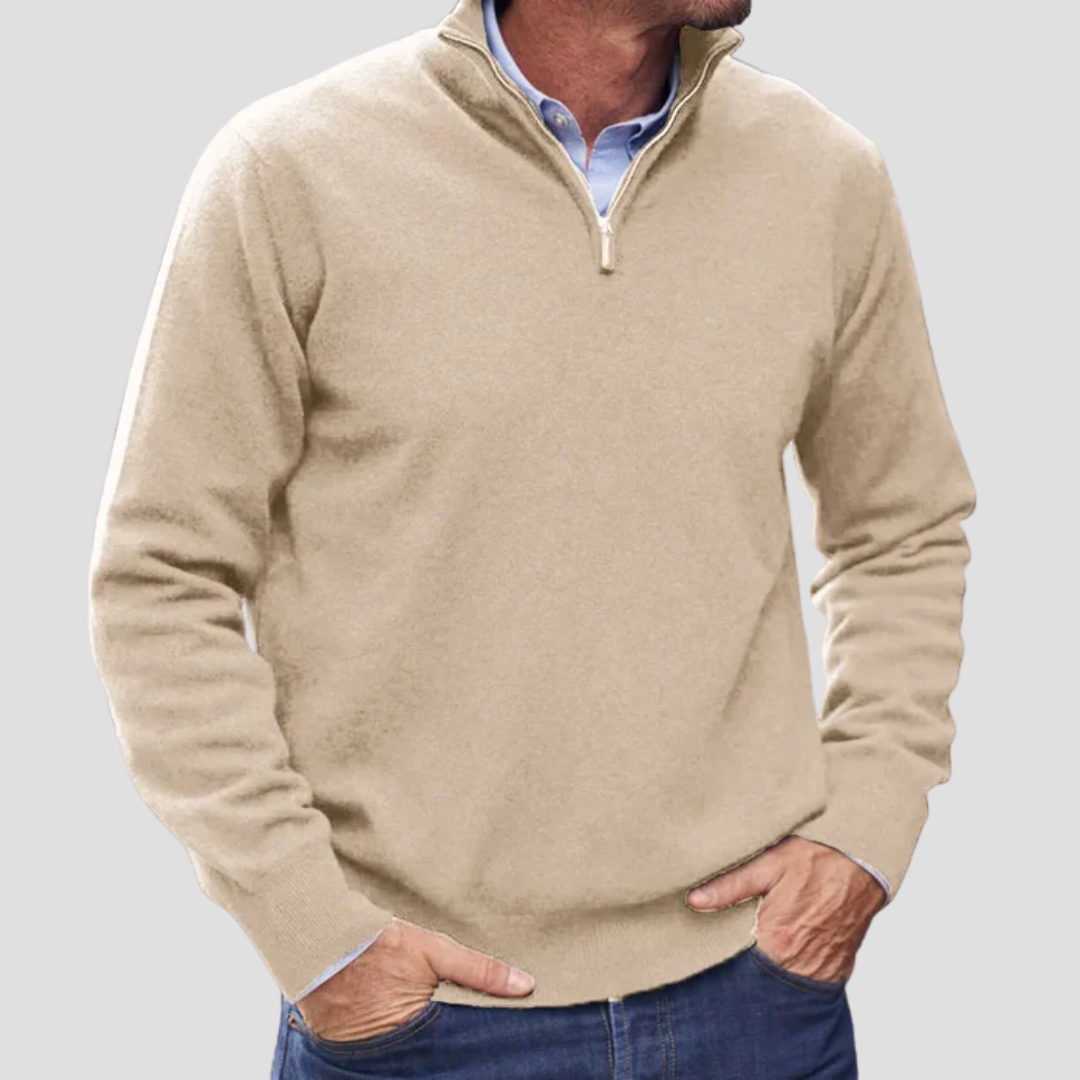 Lancelot | Pull Zippé Élégant
