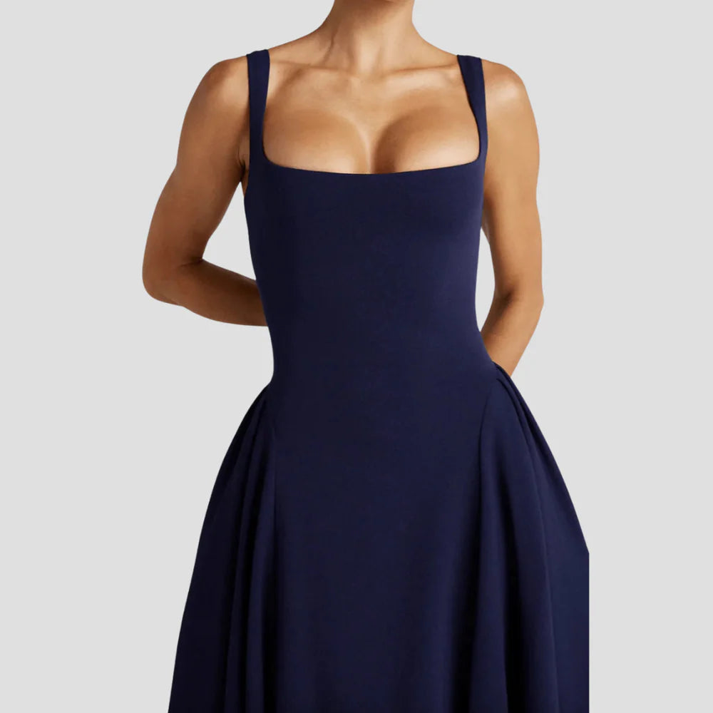 Lison | Robe Midi Élégante