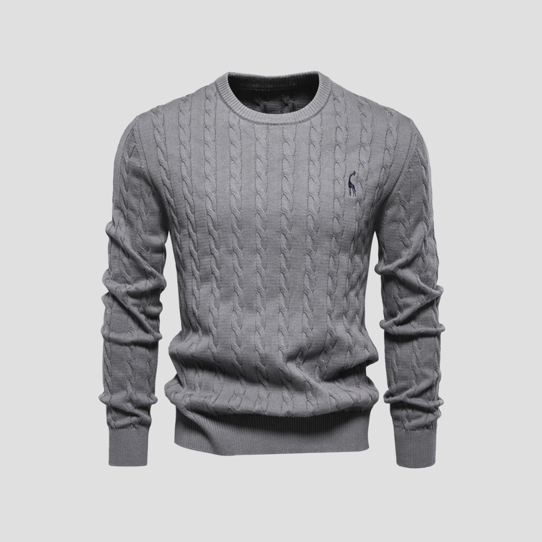 Réjean | Pull Col Rond en Maille