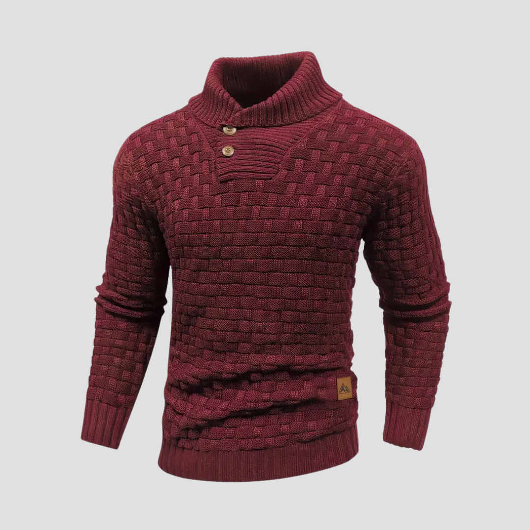 Dax | Pull Maille Col Boutonné