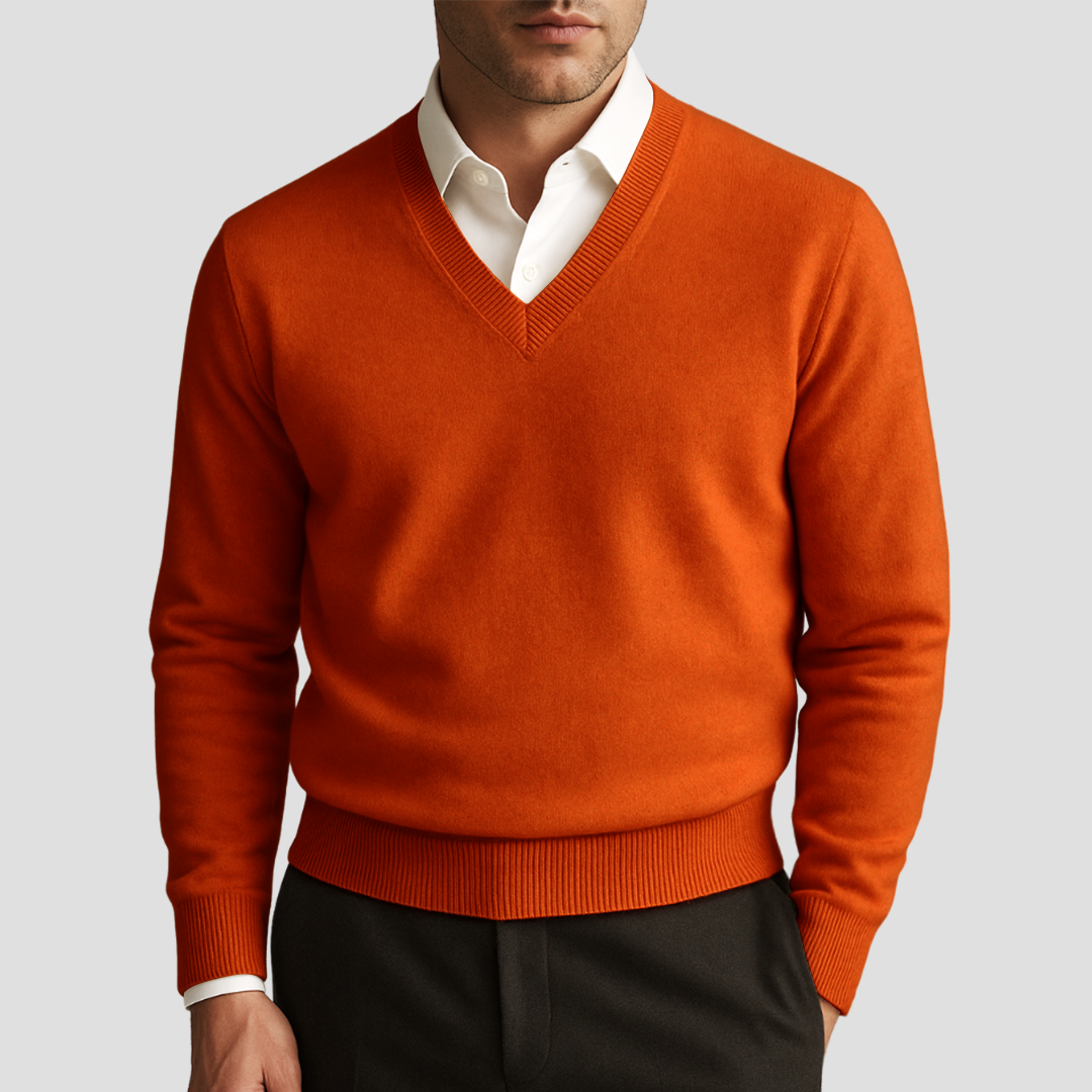 Faustin | Pull en Maille Col V