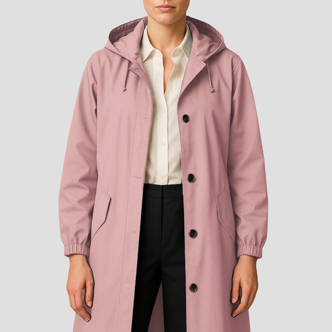 Geneviève | Imperméable Léger à Capuche