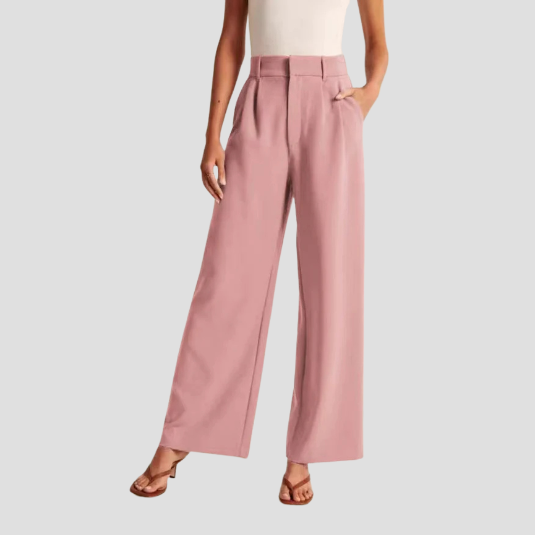 Capucine | Pantalon Large Taille Haute
