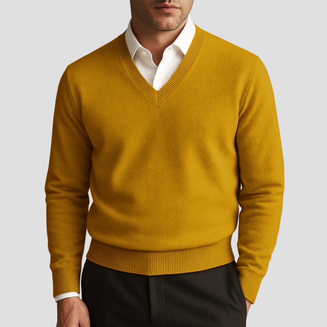 Faustin | Pull en Maille Col V