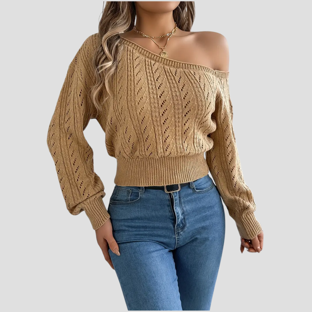 Sandrine | Pull Épaules Élégant