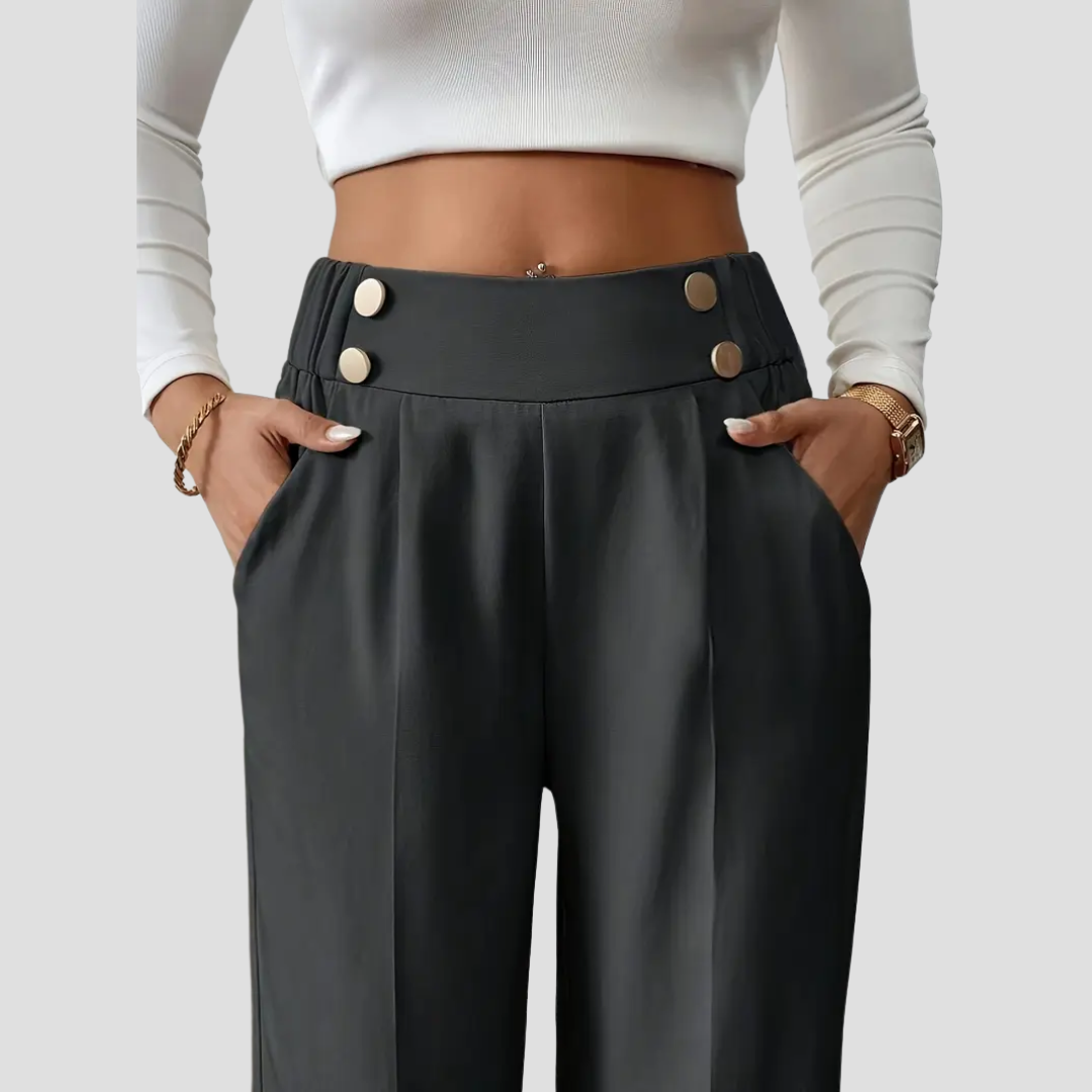 Paule | Pantalon Droit Chic