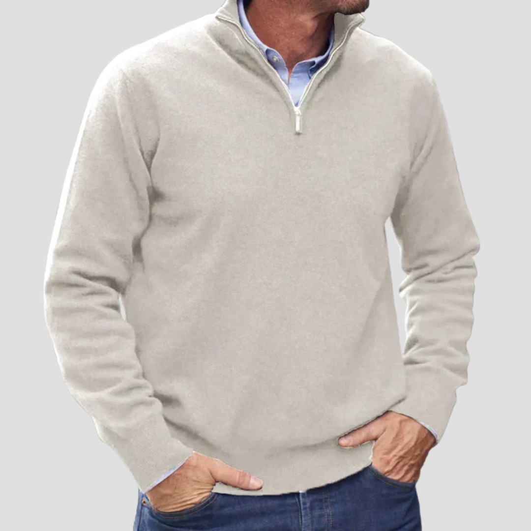 Lancelot | Pull Zippé Élégant