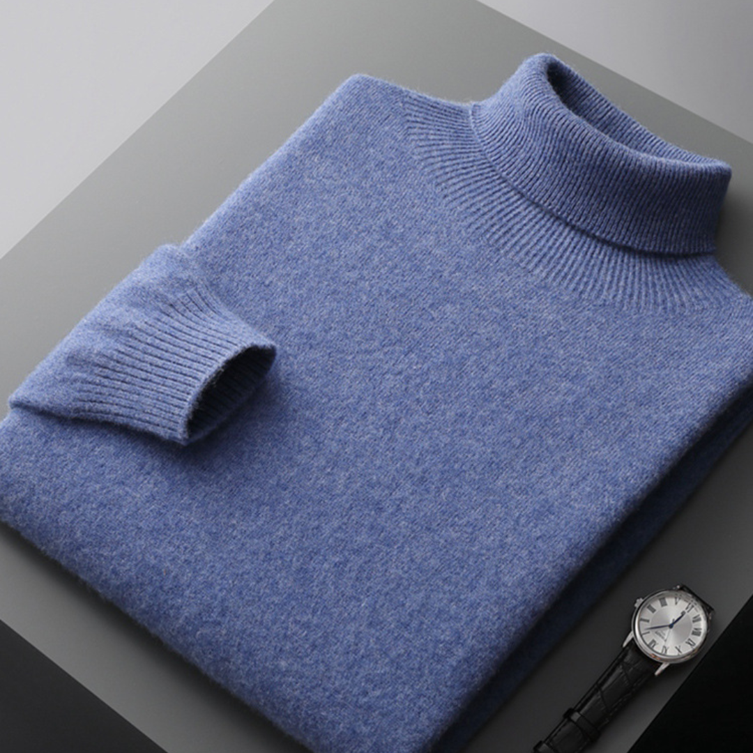 Donatien | Pull Col Roulé en Laine