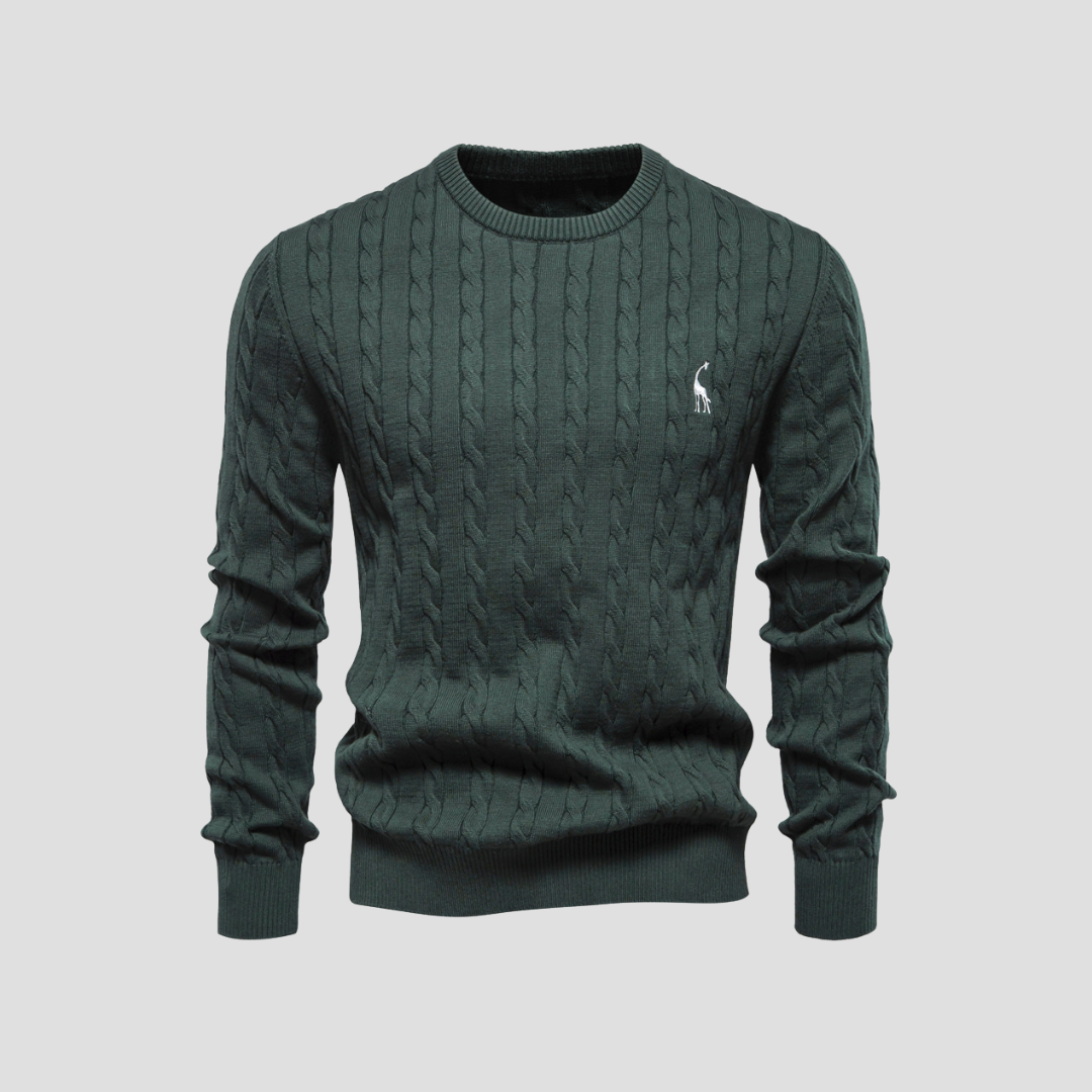 Réjean | Pull Col Rond en Maille