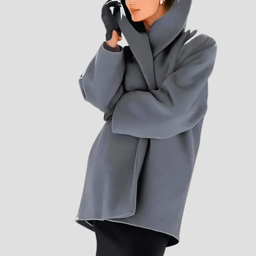 Noémie | Manteau Laine à Capuche