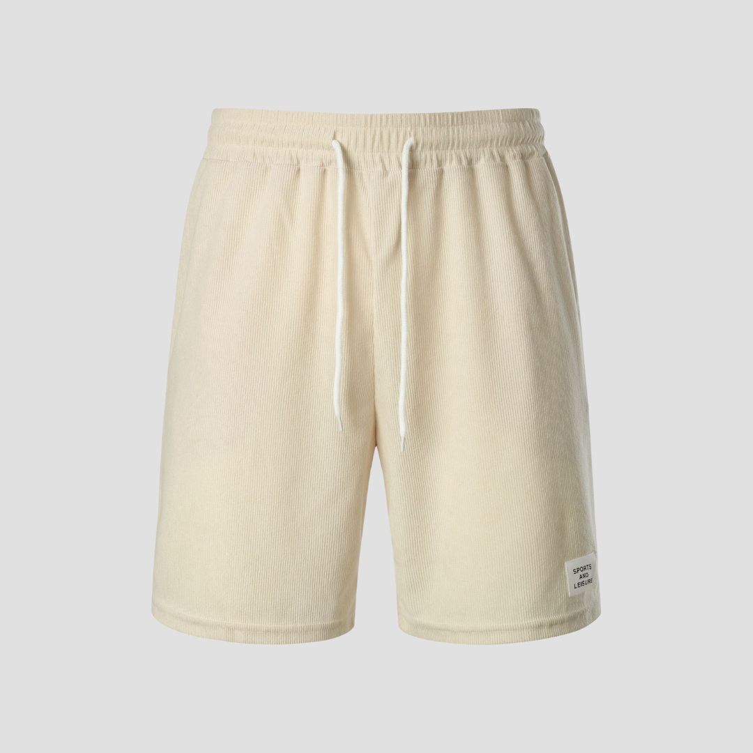 Lubin | Homme Short Décontracté en Velours Côtelé