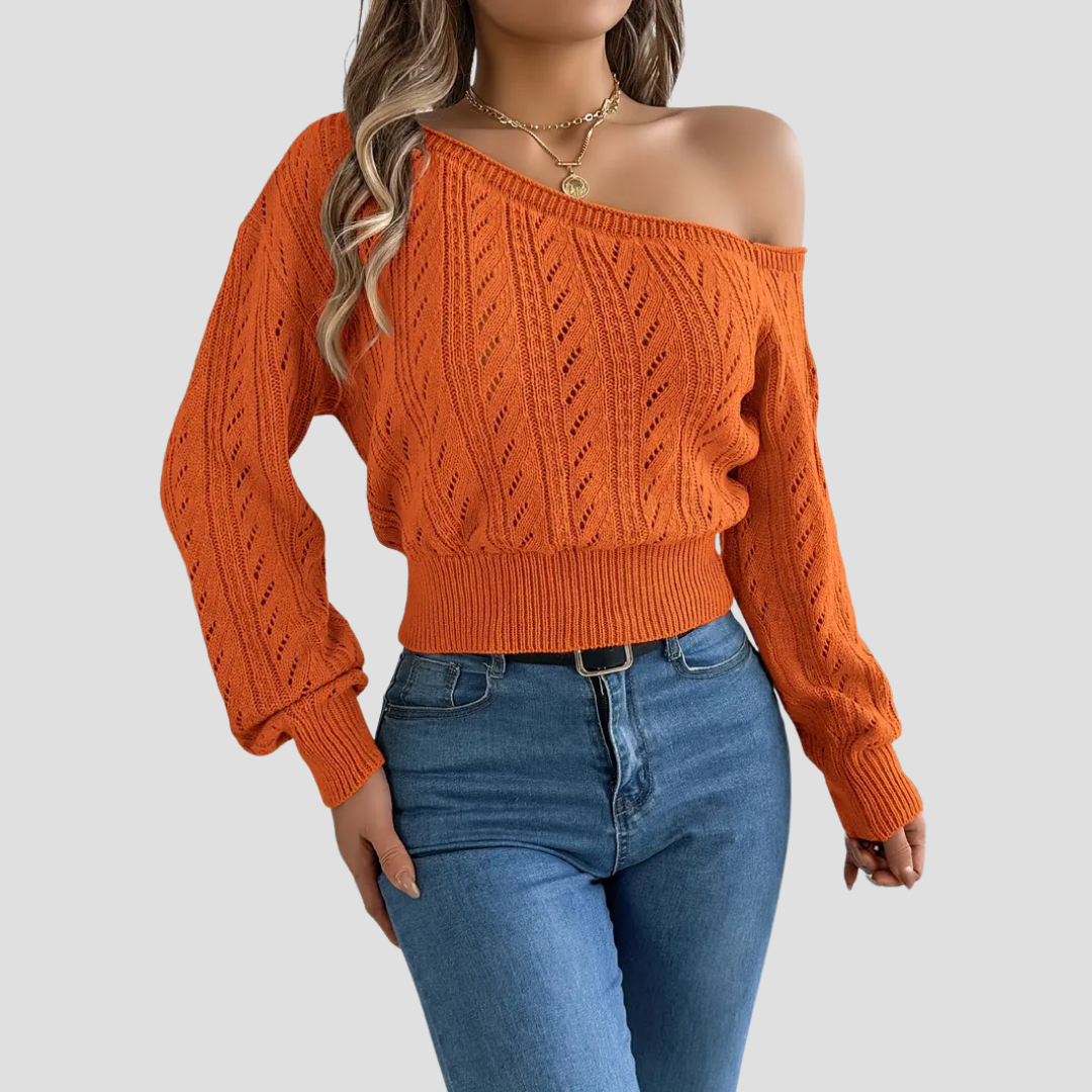 Sandrine | Pull Épaules Élégant